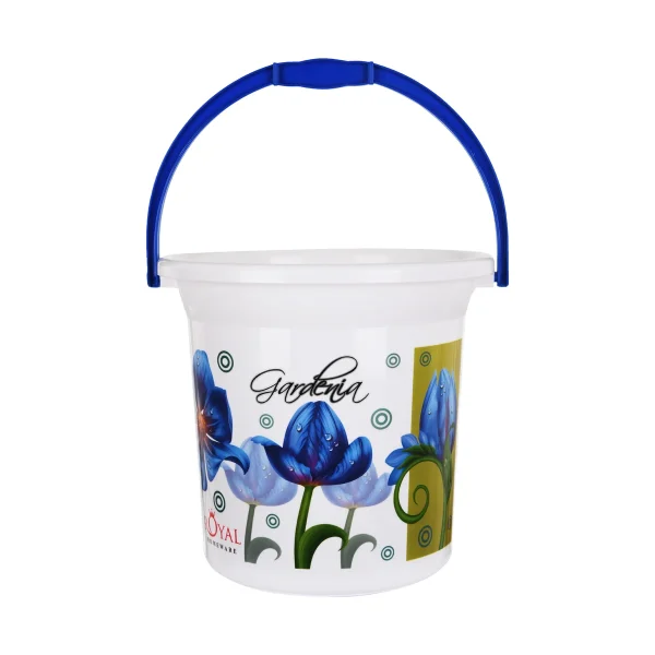 Delux Bucket Flora blue 2