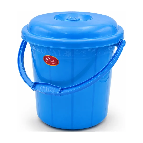 Deluxe 13 L Neo with Lid (Blue) Deluxe Bucket Neo With Lid